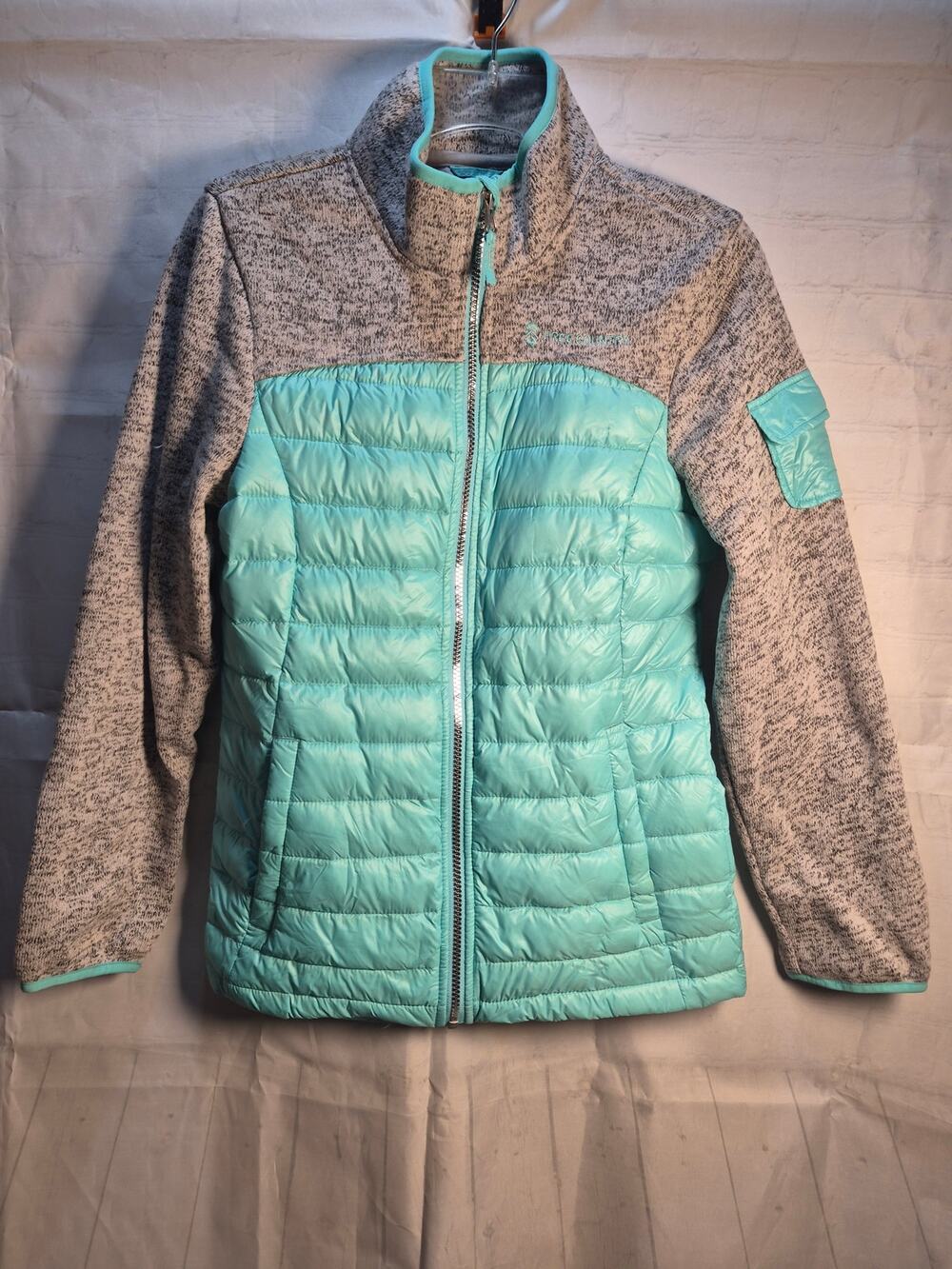 Free Country Hybrid puffer Jacket SZ  L, 100% Polyester